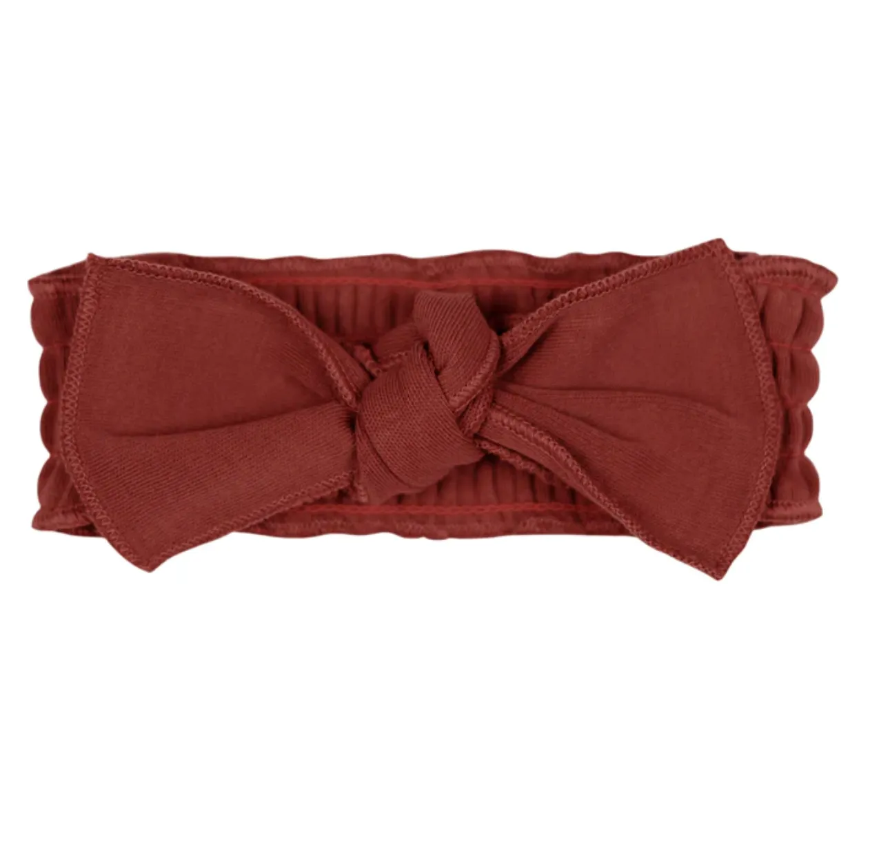 Nuts About You Organic Smocked Tie Headband