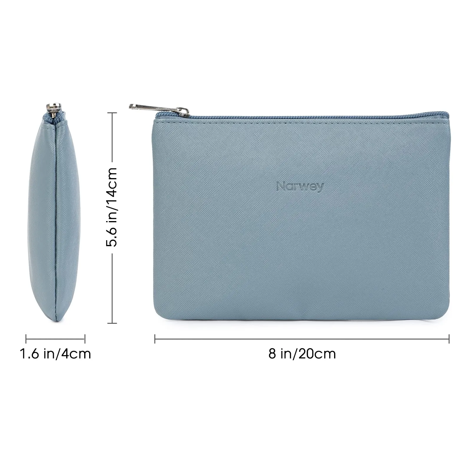 NW5338 Vegan Leather Mini Travel Makeup Pouch