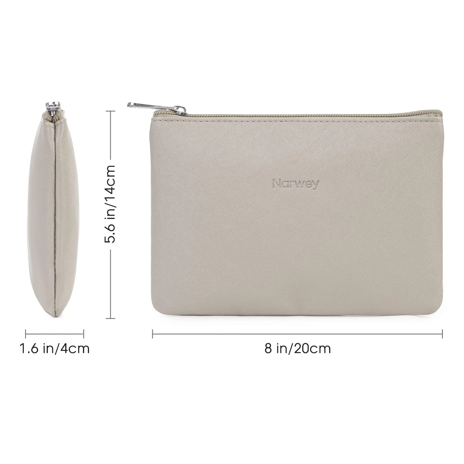 NW5338 Vegan Leather Mini Travel Makeup Pouch