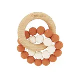 OB Designs Eco-Friendly Teether | Organic Beechwood Silicone Toy