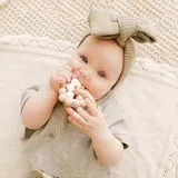 OB Designs Eco-Friendly Teether | Organic Beechwood Silicone Toy