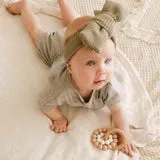 OB Designs Eco-Friendly Teether | Organic Beechwood Silicone Toy