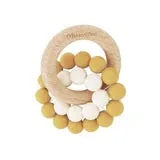 OB Designs Eco-Friendly Teether | Organic Beechwood Silicone Toy