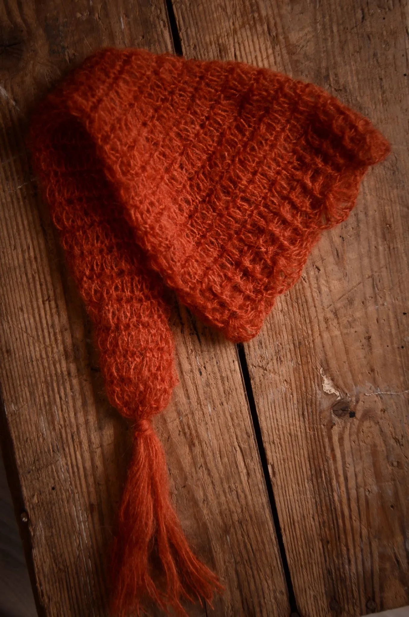 Ornate Mohair Sleeping Hat - Vermeil