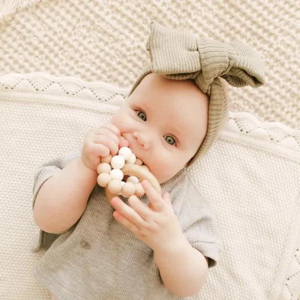 Peach Teether Toy