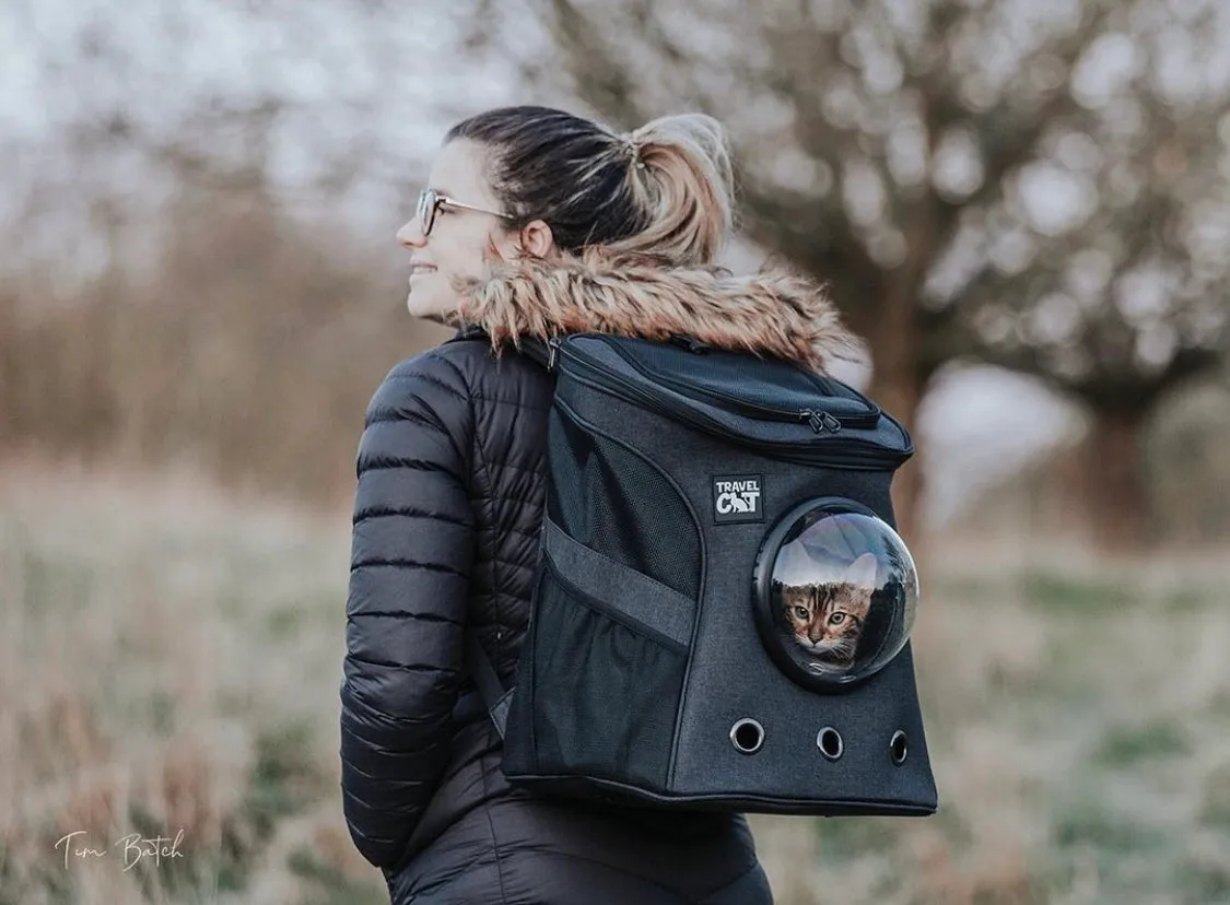 "the Fat Cat" Cat Backpack For Large Cats - Bubble Carrier