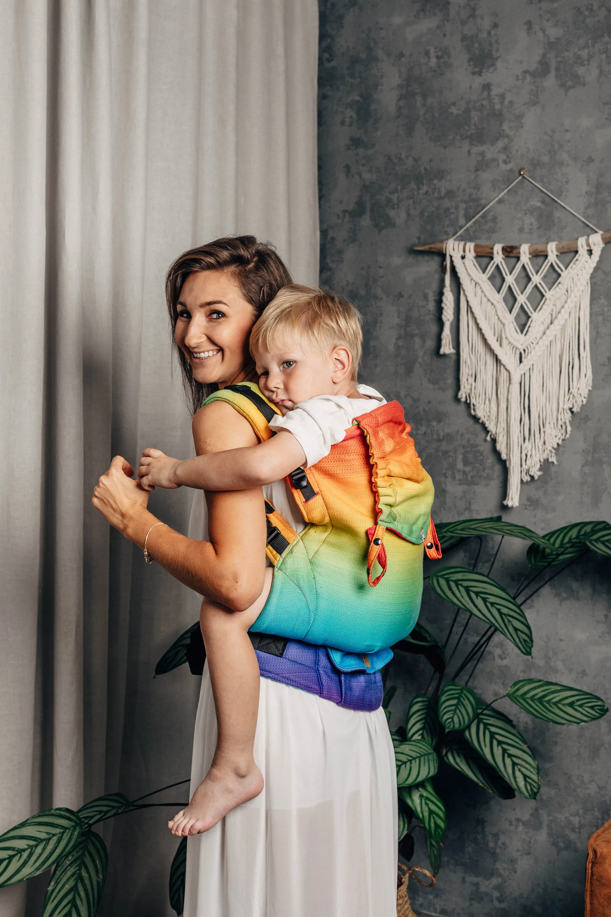 Rainbow Baby LennyPreschool Carrier by LennyLamb
