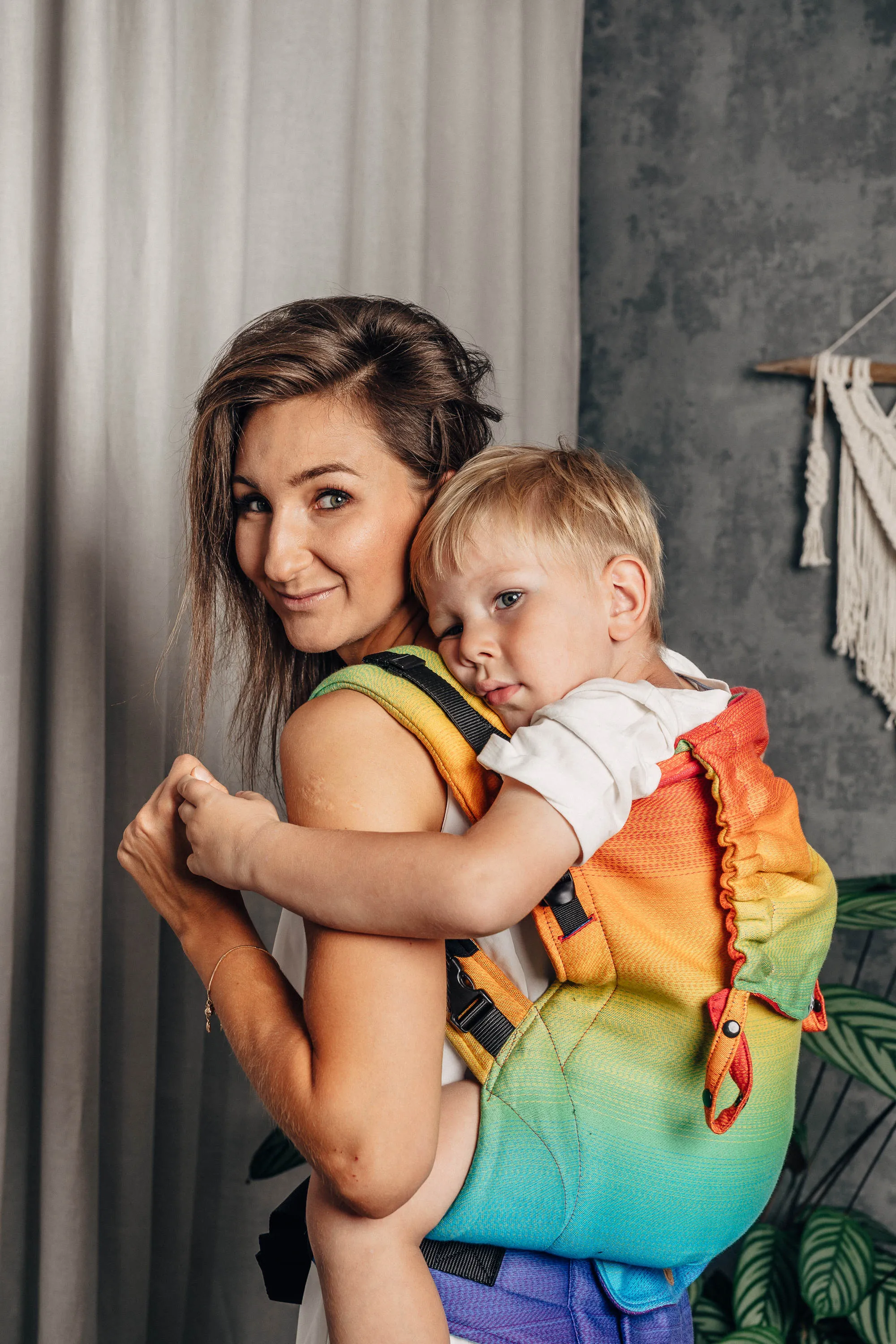 Rainbow Baby LennyPreschool Carrier by LennyLamb