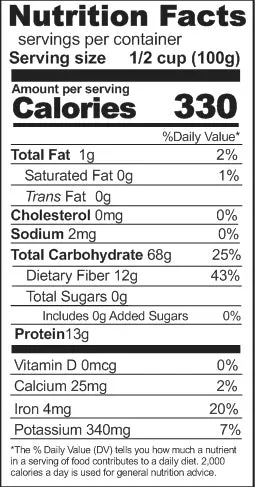 Rainy Day Foods Hard Red Wheat Natural Paper 50 lbs Bag - 228 Servings