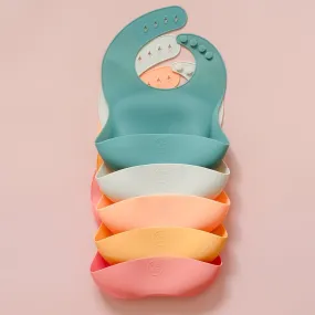 Silicone Bibs |  6 colours
