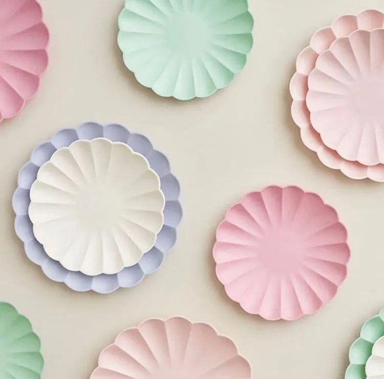 Soft Lilac Large Eco Plates - Pack of 8
