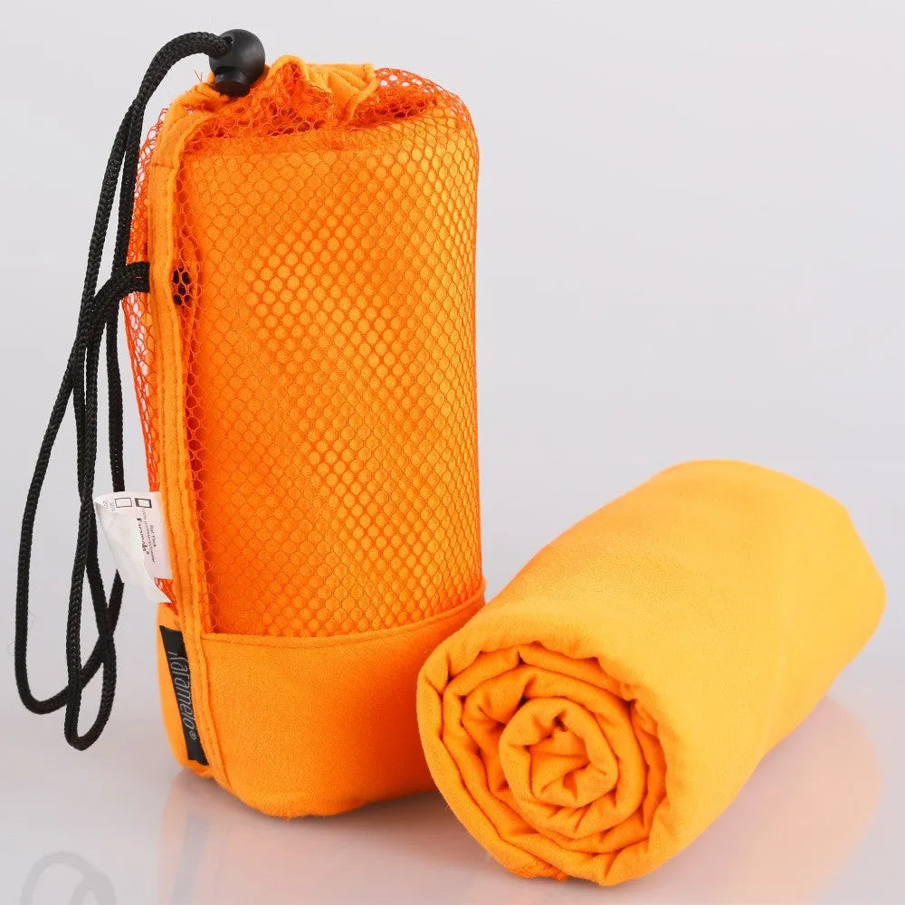 Sports Towel With Bag 70x130cm Larger Size Microfiber toalha de esportes Swimming Travel Gym Towel