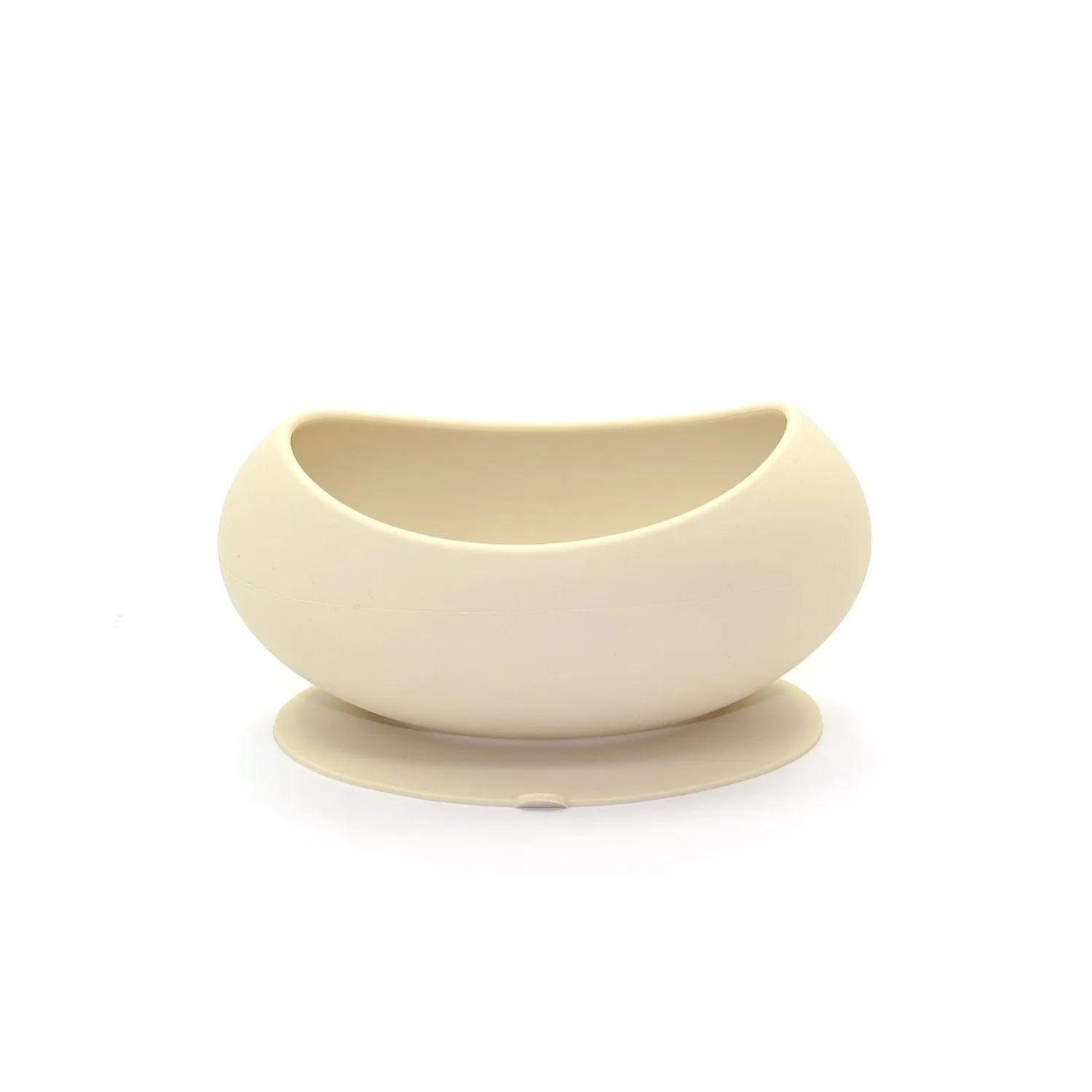 Stage 1 Suction Bowl & Spoon Set | Coconut