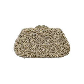 Stylish Golden Bridal Clutch