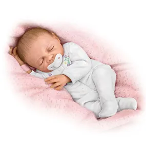The Ashton - Drake Galleries Baby Girl Doll So Truly Real Collection: Cherish by Renowned Master Doll Artist Denise Farmer 18-inches
