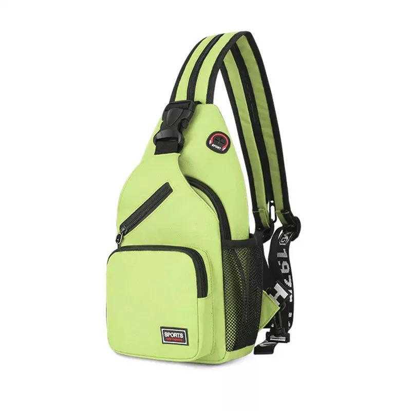 Vibrant Yellow Sporty Crossbody Sling Bag