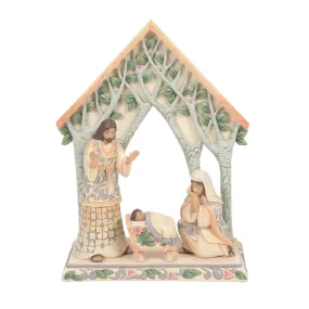 Woodland Holy Family Creche